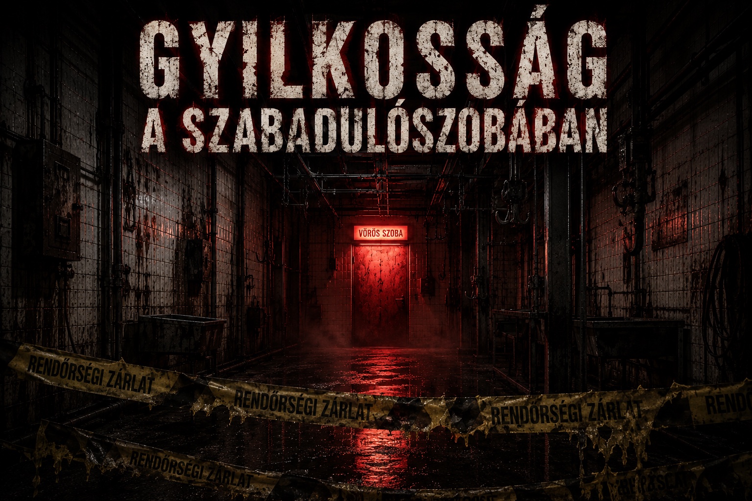 Gyilkosság a Szabadulószobában — nyomozós krimijáték borítóképe